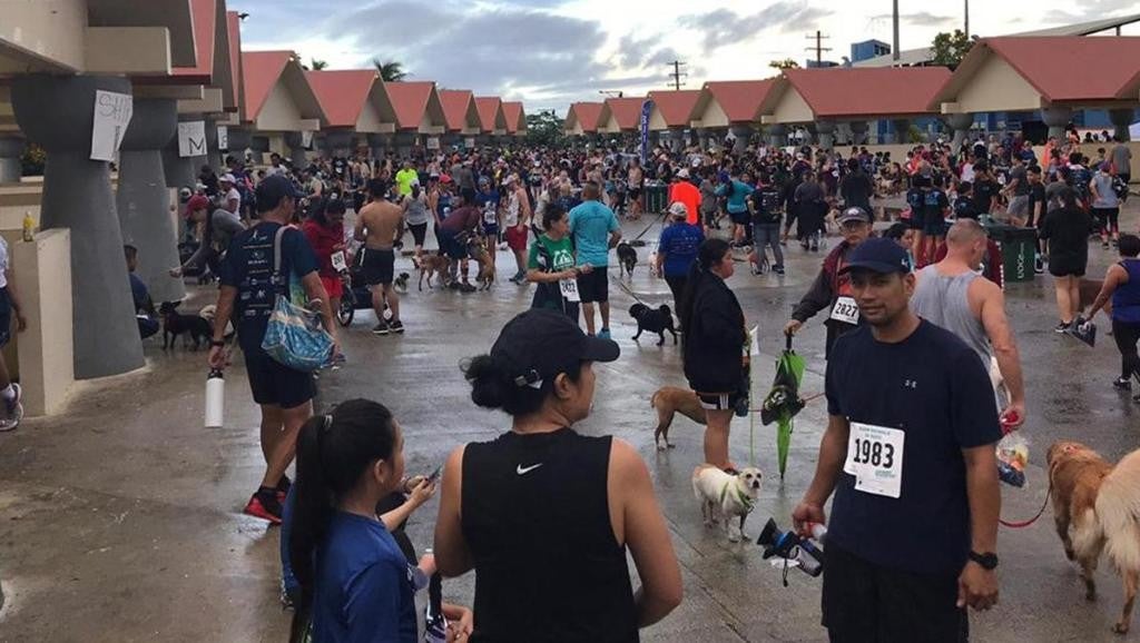 Participants at the 2nd annual doggy dash event
